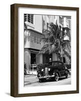 South Beach Art Deco, Miami, Florida-George Oze-Framed Photographic Print