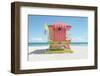 South Beach Lifeguard Chair 13th Street-Richard Silver-Framed Photographic Print