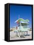 South Beach Lifeguard Station, Art Deco, Miami Beach, Florida, USA-Fraser Hall-Framed Stretched Canvas