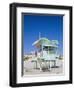 South Beach Lifeguard Station, Art Deco, Miami Beach, Florida, USA-Fraser Hall-Framed Photographic Print