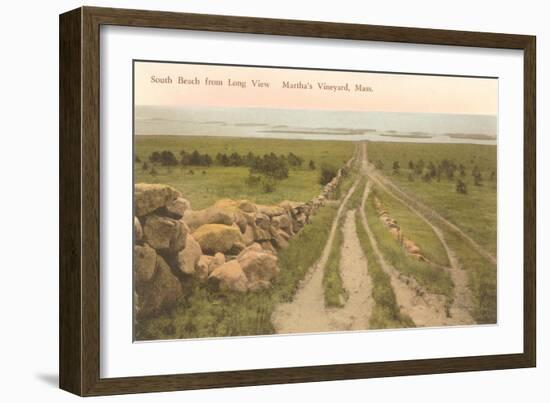 South Beach, Martha's Vineyard, Mass.-null-Framed Art Print