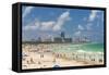 South Beach, Miami Beach, Gold Coast, Miami, Florida, United States of America, North America-Gavin Hellier-Framed Stretched Canvas