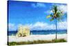South Beach Miami I - In the Style of Oil Painting-Philippe Hugonnard-Stretched Canvas