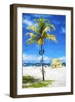 South Beach Miami II - In the Style of Oil Painting-Philippe Hugonnard-Framed Giclee Print