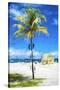 South Beach Miami II - In the Style of Oil Painting-Philippe Hugonnard-Stretched Canvas