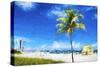 South Beach Miami III - In the Style of Oil Painting-Philippe Hugonnard-Stretched Canvas