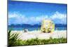 South Beach Miami - In the Style of Oil Painting-Philippe Hugonnard-Mounted Giclee Print