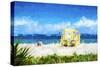 South Beach Miami - In the Style of Oil Painting-Philippe Hugonnard-Stretched Canvas