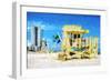 South Beach Miami IV - In the Style of Oil Painting-Philippe Hugonnard-Framed Giclee Print