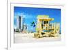 South Beach Miami IV - In the Style of Oil Painting-Philippe Hugonnard-Framed Giclee Print