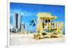 South Beach Miami IV - In the Style of Oil Painting-Philippe Hugonnard-Framed Giclee Print