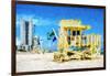 South Beach Miami IV - In the Style of Oil Painting-Philippe Hugonnard-Framed Giclee Print