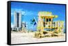 South Beach Miami IV - In the Style of Oil Painting-Philippe Hugonnard-Framed Stretched Canvas