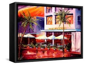 South Beach Sunset-Diane Millsap-Framed Stretched Canvas