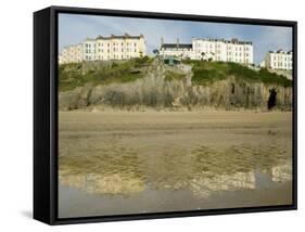 South Beach, Tenby, Pembrokeshire, Wales, United Kingdom, Europe-Richardson Rolf-Framed Stretched Canvas