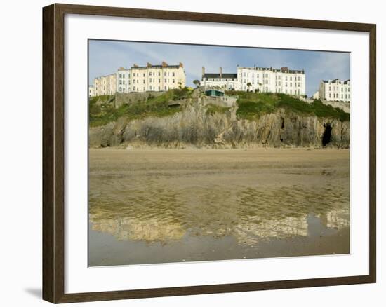 South Beach, Tenby, Pembrokeshire, Wales, United Kingdom, Europe-Richardson Rolf-Framed Photographic Print