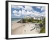 South Beach, Tenby, Pembrokeshire, Wales, United Kingdom, Europe-David Clapp-Framed Photographic Print