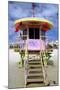 South Beach Watchtower Miami Beach Florida-George Oze-Mounted Photographic Print