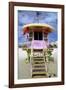 South Beach Watchtower Miami Beach Florida-George Oze-Framed Photographic Print