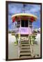 South Beach Watchtower Miami Beach Florida-George Oze-Framed Premium Photographic Print