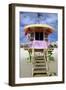 South Beach Watchtower Miami Beach Florida-George Oze-Framed Photographic Print