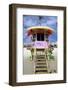 South Beach Watchtower Miami Beach Florida-George Oze-Framed Photographic Print