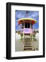 South Beach Watchtower Miami Beach Florida-George Oze-Framed Photographic Print