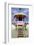 South Beach Watchtower Miami Beach Florida-George Oze-Framed Photographic Print