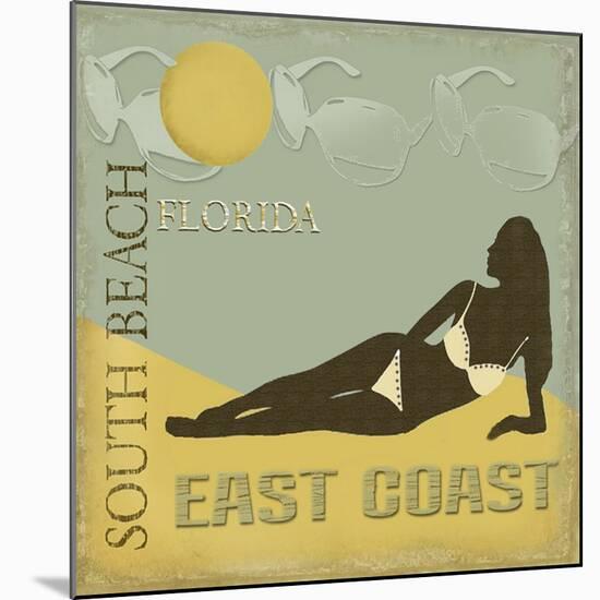 South Beach-Karen Williams-Mounted Giclee Print