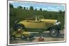 South Bend, Indiana - Largest Car in World, Studebaker Proving Grounds-Lantern Press-Mounted Art Print