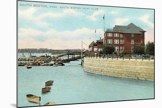 South Boston Yacht Club-null-Mounted Art Print