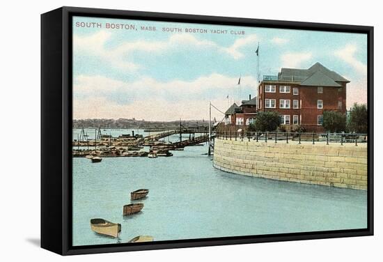 South Boston Yacht Club-null-Framed Stretched Canvas