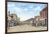 South Broadway, Red Lodge, Montana-null-Framed Art Print