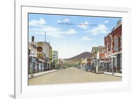 South Broadway, Red Lodge, Montana-null-Framed Premium Giclee Print