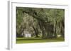 South Carolina, Ace Basin NWR. Spanish Moss on Oak Trees-Don Paulson-Framed Photographic Print