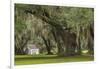 South Carolina, Ace Basin NWR. Spanish Moss on Oak Trees-Don Paulson-Framed Photographic Print