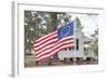 South Carolina, Camden, Historic Camden, Betsy Ross Flag, Craven House-Lisa S. Engelbrecht-Framed Photographic Print