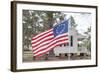 South Carolina, Camden, Historic Camden, Betsy Ross Flag, Craven House-Lisa S. Engelbrecht-Framed Photographic Print