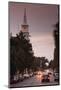 South Carolina, Charleston, Broad St and St Michaels Episcopal Church-Walter Bibikow-Mounted Photographic Print