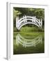 South Carolina, Charleston, Magnolia Plantation. Arching Bridge-Don Paulson-Framed Photographic Print