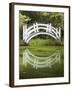 South Carolina, Charleston, Magnolia Plantation. Arching Bridge-Don Paulson-Framed Photographic Print