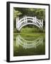 South Carolina, Charleston, Magnolia Plantation. Arching Bridge-Don Paulson-Framed Photographic Print