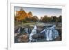 South Carolina, Greenville, Falls Park on the Reedy River, Dawn-Walter Bibikow-Framed Photographic Print