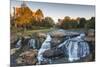 South Carolina, Greenville, Falls Park on the Reedy River, Dawn-Walter Bibikow-Mounted Photographic Print