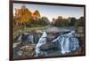 South Carolina, Greenville, Falls Park on the Reedy River, Dawn-Walter Bibikow-Framed Photographic Print