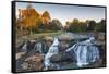 South Carolina, Greenville, Falls Park on the Reedy River, Dawn-Walter Bibikow-Framed Stretched Canvas