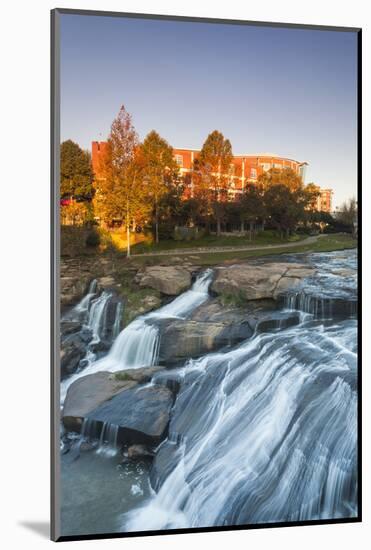 South Carolina, Greenville, Falls Park on the Reedy River, Dawn-Walter Bibikow-Mounted Photographic Print