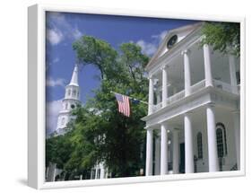 South Carolina Society Dating from 1804 in the Historic Centre, Charleston, South Carolina, USA-Duncan Maxwell-Framed Photographic Print