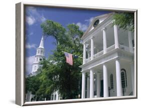 South Carolina Society Dating from 1804 in the Historic Centre, Charleston, South Carolina, USA-Duncan Maxwell-Framed Photographic Print