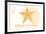 South Carolina - Starfish - Yellow - Coastal Icon-Lantern Press-Framed Premium Giclee Print